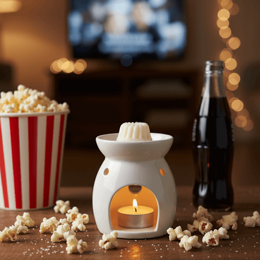 Fondant artisanal parfumé popcorn, fait main en France