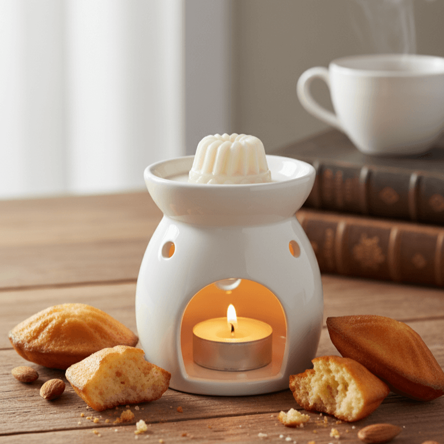 Fondant artisanal parfumé madeleine gourmande, fait main en France