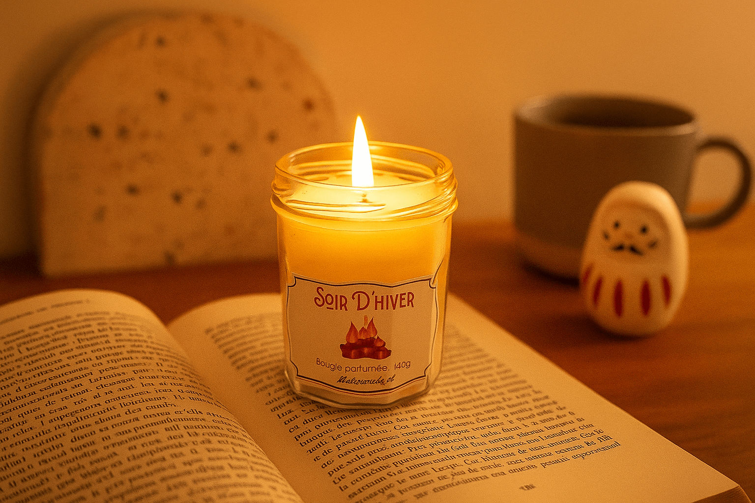 Bougies parfumées artisanales Mademoiselle M. (Mlle m.)